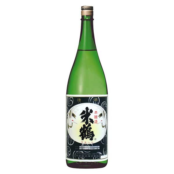 米鶴 本醸造 1.8L 1800ml × 6本 [ケース販売] 送料無料(本州のみ) [米鶴酒造 山形県日本酒 清酒 OKN]ギフト プレゼント 贈り物 お祝い 内祝い お返し 誕生日プレゼント 父の日 敬老の日