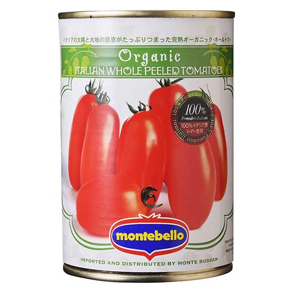 モンテベッロ ホールトマト 有機 [缶] 400g × 24個[ケース販売][モンテ イタリア トマト 002241]ギフト プレゼント 贈り物 お祝い 内祝い お返し 誕生日プレゼント 父の日 敬老の日