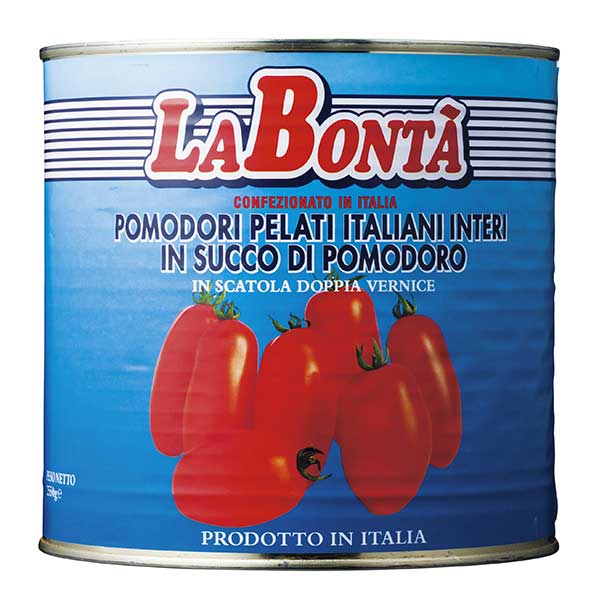 ラボンタ ホールトマト [缶] 2.55kg 2550g × 6個[ケース販売] 送料無料(本州のみ) [モンテ イタリア トマト 012000]ギフト プレゼント 贈り物 お祝い 内祝い お返し 誕生日プレゼント 父の日 敬老の日
