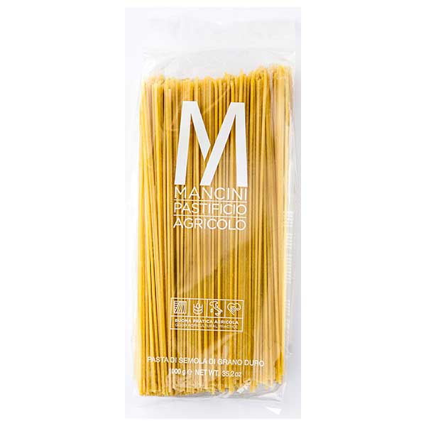 マンチーニ スパゲッティ(2.2mm) [袋] 1kg 1000g × 6袋[ケース販売][モンテ イタリア パスタ 036012]ギフト プレゼント 贈り物 お祝い 内祝い お返し 誕生日プレゼント 父の日 敬老の日