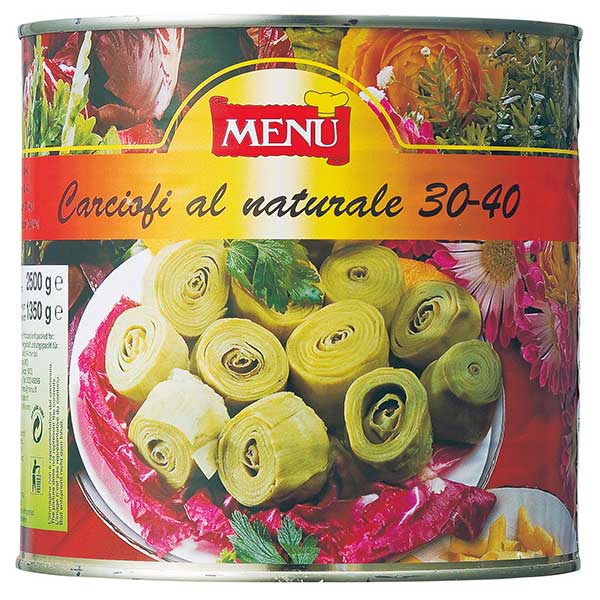 メニュー カルチョーフィ 塩水漬け [缶] 2.5kg 2500g &times; 6個[ケース販売][モンテ イタリア 野菜(瓶詰) 015034]ギフト プレゼント 贈り物 お祝い 内祝い お返し 誕生日プレゼント 父の日 敬老の日｜リカータイム2号店　店