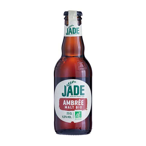 ジェード オーガニック アンバー [瓶] 250ml &times; 24本[ケース販売][NB フランス 海外 外国 ビール]ギフト プレゼント 贈り物 お祝い 内祝い お返し 誕生日プレゼント 父の日 敬老の日｜リカータイム2号店　店