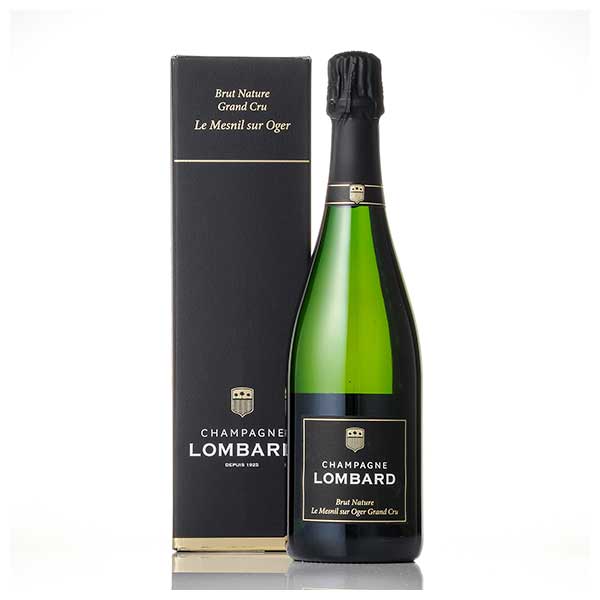ロンバール ブリュット ナチュール ル メニル シュール オジェ グラン クリュ ブラン ド ブラン [箱付] 750ml x 2本 送料無料(本州のみ) [東亜 フランス シャンパーニュ シャンパン 4151000277]ギフト プレゼント 贈り物 お祝い