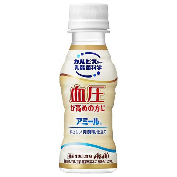 アサヒ アミール やさしい発酵乳仕立て [PET] 100ml × 60本[2ケース販売] 送料無料(本州のみ) [アサヒ飲料 日本 飲料 乳性 乳酸菌飲料 2E1FA]ギフト プレゼント 贈り物 お祝い 内祝い お返し 誕生日プレゼント 父の日 敬老の日