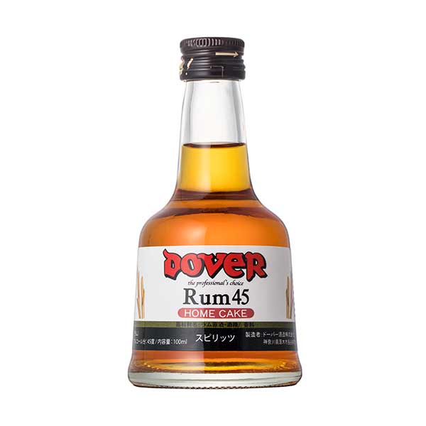 ドーバー ラム 45度 100ml × 24本[ケース販売][ドーバー 日本 スピリッツ ラム スイーツ デザート作り 料理作り お菓子作り]ギフト プレゼント 贈り物 お祝い 内祝い お返し 誕生日プレゼント 父の日 敬老の日
