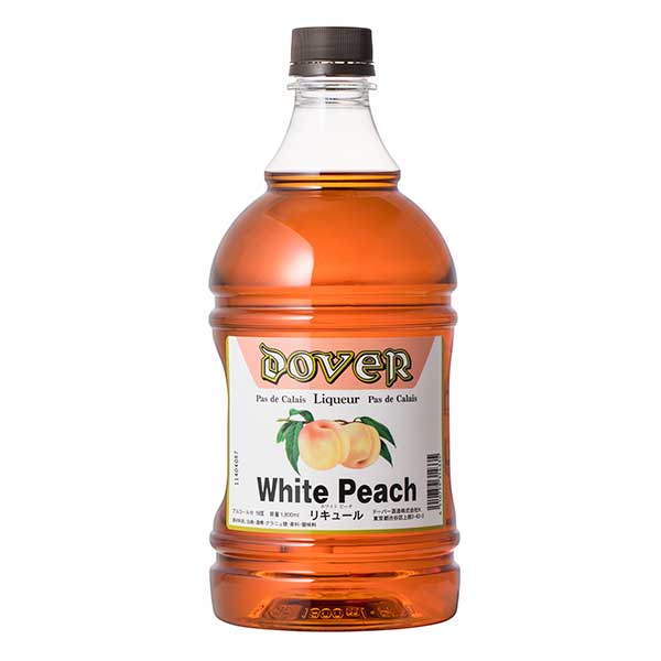 ドーバー ホワイト ピーチ 18度 1.8L 1800ml x 2本 送料無料(本州のみ) [ドーバー 日本 リキュール スイーツ デザート作り 料理作り お菓子作り]ギフト プレゼント 贈り物 お祝い 内祝い お返し 誕生日プレゼント 父の日 敬老の日