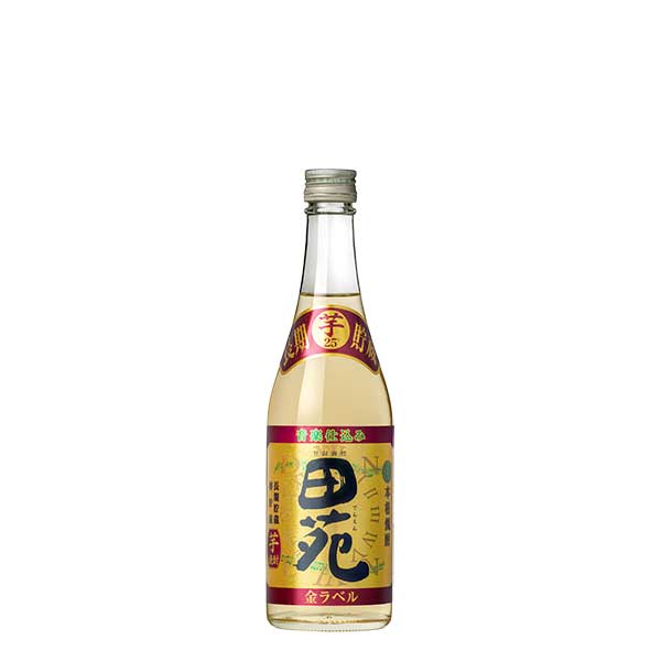 田苑 金ラベル 芋 25度 500ml × 12本[ケース販売] 送料無料(本州のみ) [田苑酒造 芋焼酎 いも焼酎 乙類 日本 宮崎県]ギフト プレゼント 贈り物 お祝い 内祝い お返し 誕生日プレゼント 父の日 敬老の日
