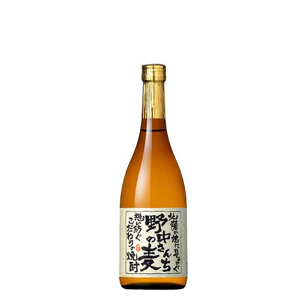 田苑 野中さんちの麦(長期) 麦 25度 720ml × 6本[ケース販売] 送料無料(本州のみ) [田苑酒造 麦焼酎 むぎ焼酎 乙類 日本 鹿児島県]ギフト プレゼント 贈り物 お祝い 内祝い お返し 誕生日プレゼント 父の日 敬老の日