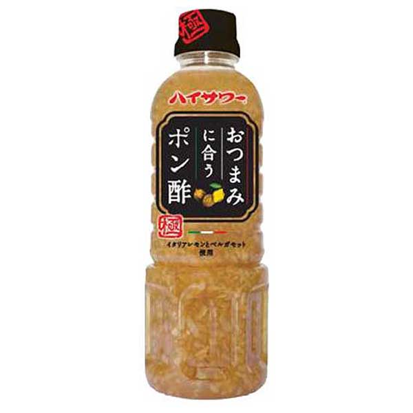 博水社 ハイサワー おつまみに合うポン酢 [PET] 436ml x 12本[ケース販売] [博水社 調味料 日本]ギフト プレゼント 贈り物 お祝い 内祝い お返し 誕生日プレゼント 父の日 敬老の日