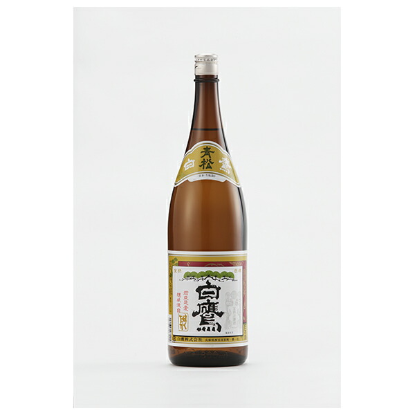 白鷹 青松白鷹（上撰） 1.8L × 6本 [ケース販売][白鷹酒造 日本酒 日本 兵庫県]ギフト プレゼント 贈り物 お祝い 内祝い お返し 誕生日プレゼント 父の日 敬老の日