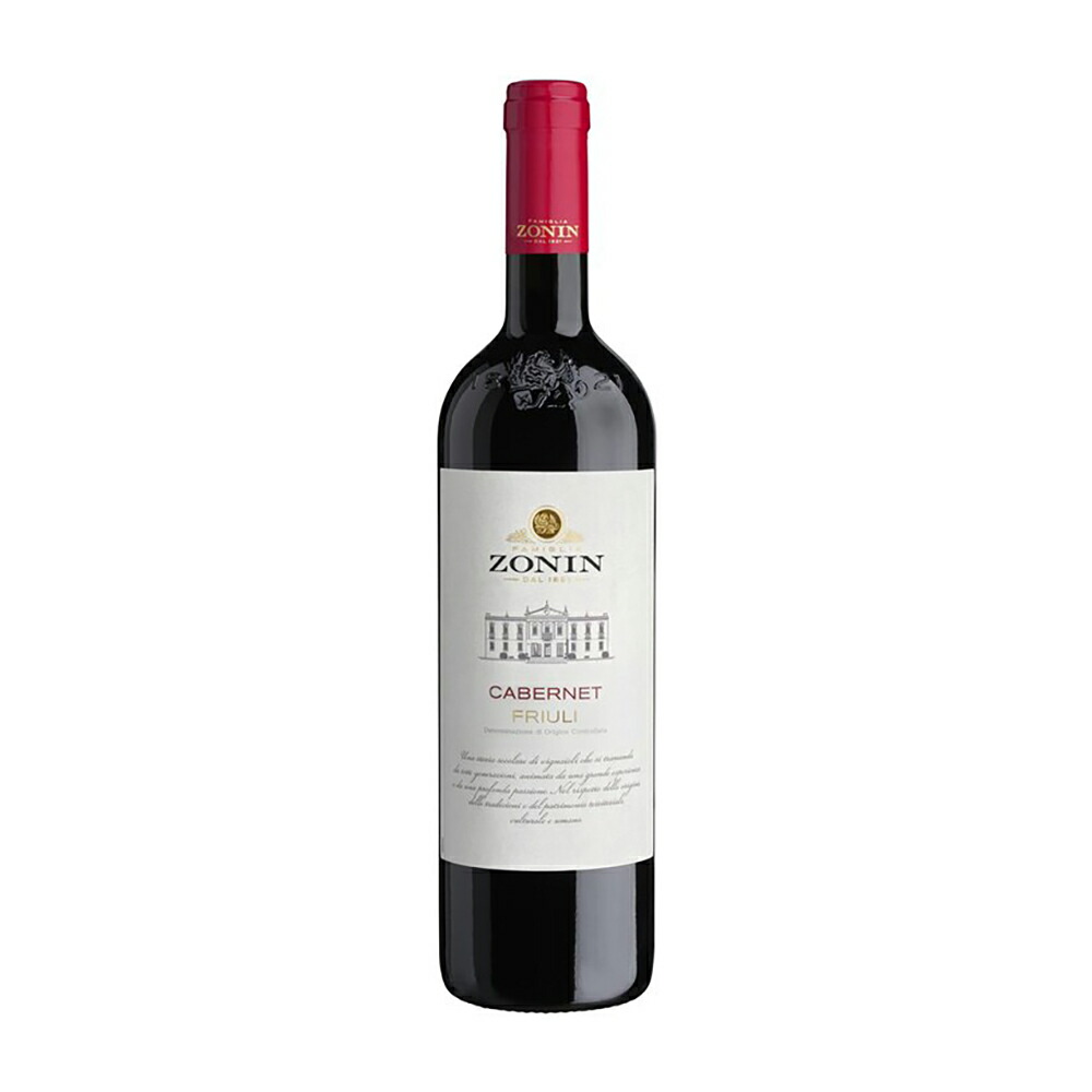 ゾーニン クラシチ カベルネ フリウリ DOC 750ml × 12本 送料無料(本州のみ)[ケース販売][三国 赤ワイン イタリア ヴェネト州]【RP】ギフト プレゼント 贈り物 お祝い 内祝い お返し 誕生日プレゼント 父の日 敬老の日