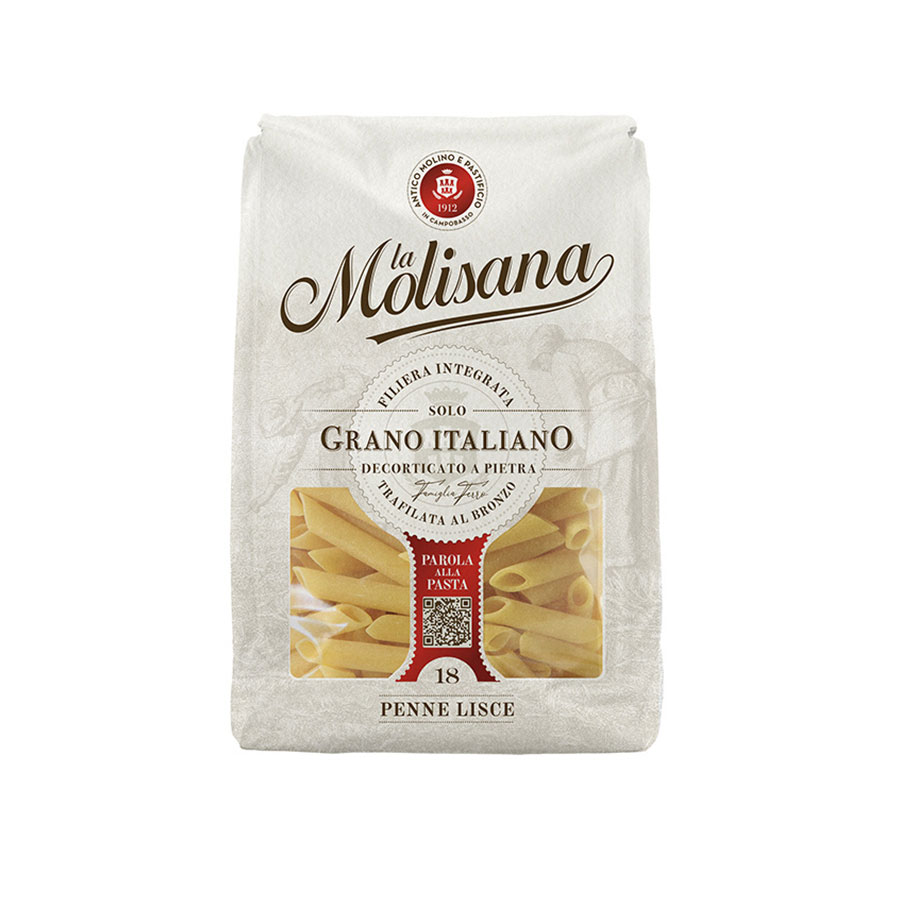 ラ モリサーナ ペンネ ブロンズ No.18 500g x 24個[ケース販売] 送料無料(本州のみ) [モンテ イタリア パスタ 35101]ギフト プレゼント 贈り物 お祝い 内祝い お返し 誕生日プレゼント 父の日 敬老の日