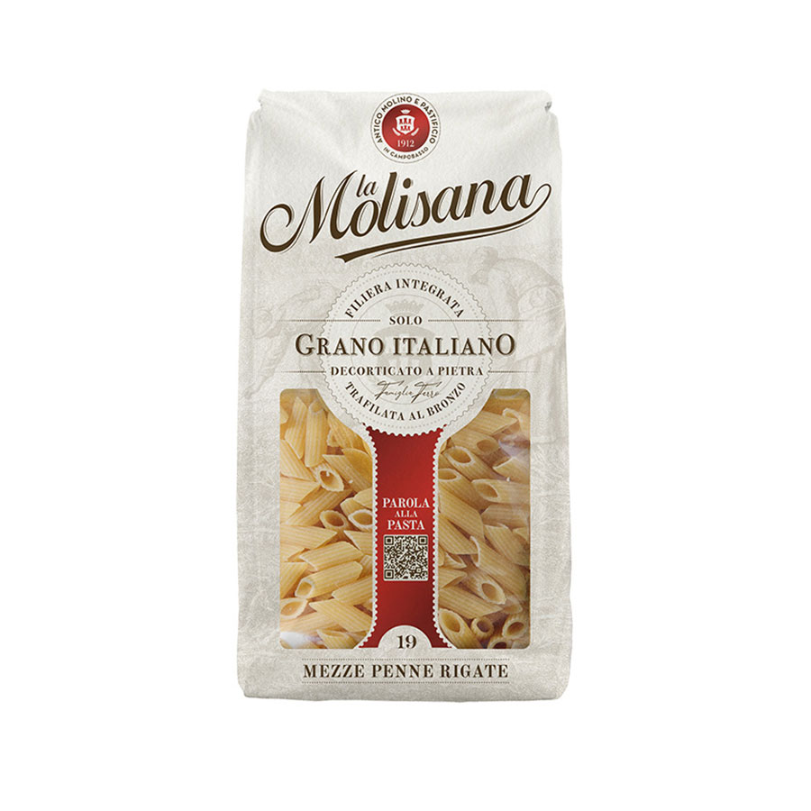 ラ モリサーナ メッツェ ペンネ リガーテ ブロンズ No.19 500g x 24個[ケース販売][モンテ イタリア パスタ 35104]ギフト プレゼント 贈り物 お祝い 内祝い お返し 誕生日プレゼント 父の日 敬老の日 7,303円