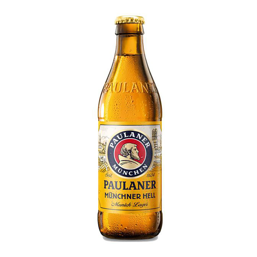 パウラーナー ミュンヘナーヘル 330ml x 24本[ケース販売] 送料無料(本州のみ) [IPU ドイツ ビール]ギフト プレゼント 贈り物 お祝い 内祝い お返し 誕生日プレゼント 父の日 敬老の日