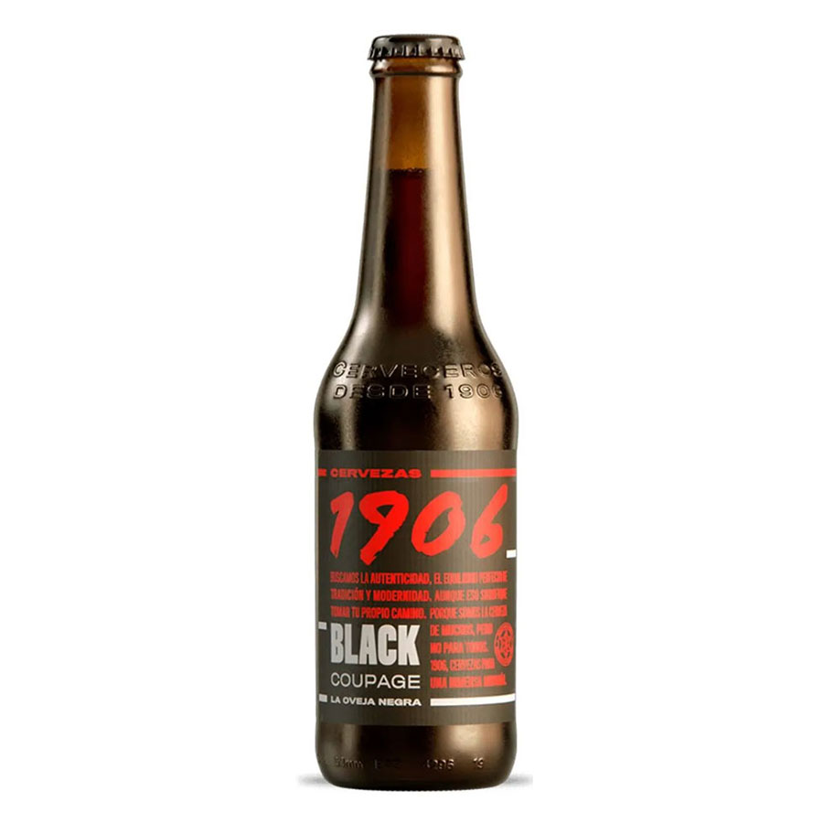 エストレーリャ ガリシア 1906 ブラッククーページ x 24本[ケース販売] 送料無料(本州のみ) [IPU スペイン ビール]ギフト プレゼント 贈り物 お祝い 内祝い お返し 誕生日プレゼント 父の日 敬老の日