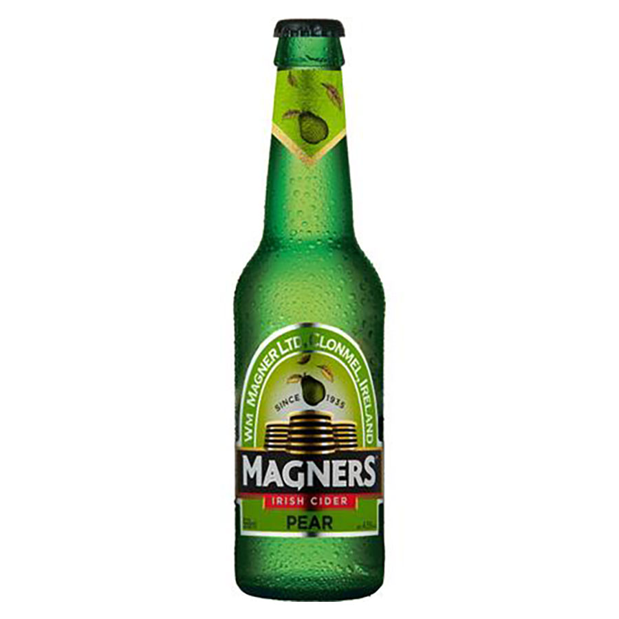 マグナーズ ペアーサイダー 330ml x 24本[ケース販売] 送料無料(本州のみ) [IPU アイルランド 果実酒]ギフト プレゼント 贈り物 お祝い 内祝い お返し 誕生日プレゼント 父の日 敬老の日