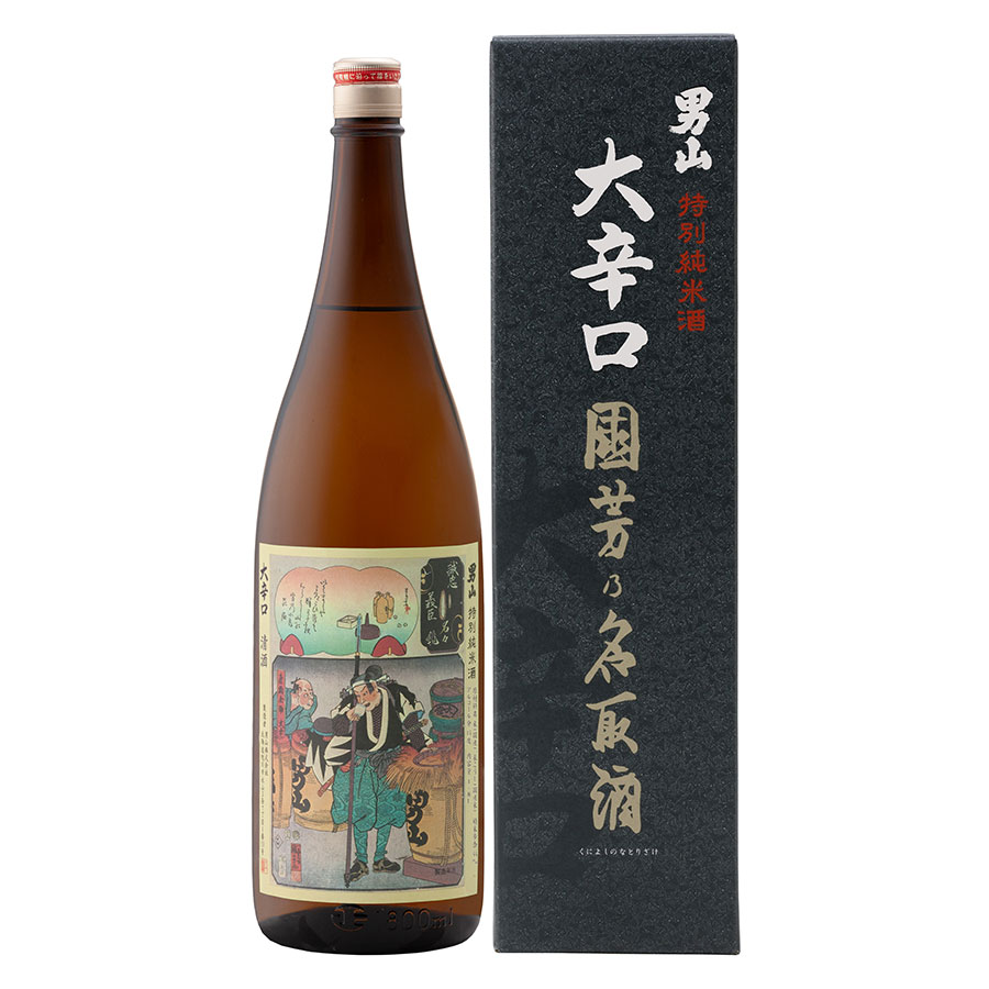 男山 純米酒 国芳乃名取酒 1.8L 1800ml &times; 6本 [ケース販売] [男山 北海道 ]ギフト プレゼント 贈り物 お祝い 内祝い お返し 誕生日プレゼント 父の日 敬老の日｜リカータイム2号店　店