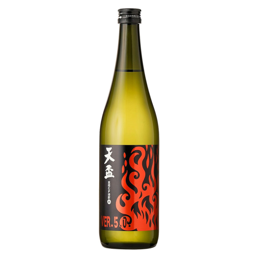 楽天市場】天盃 炎ラベル Ver5.0 25度 1800ml麦焼酎 てんぱい 博多むぎ