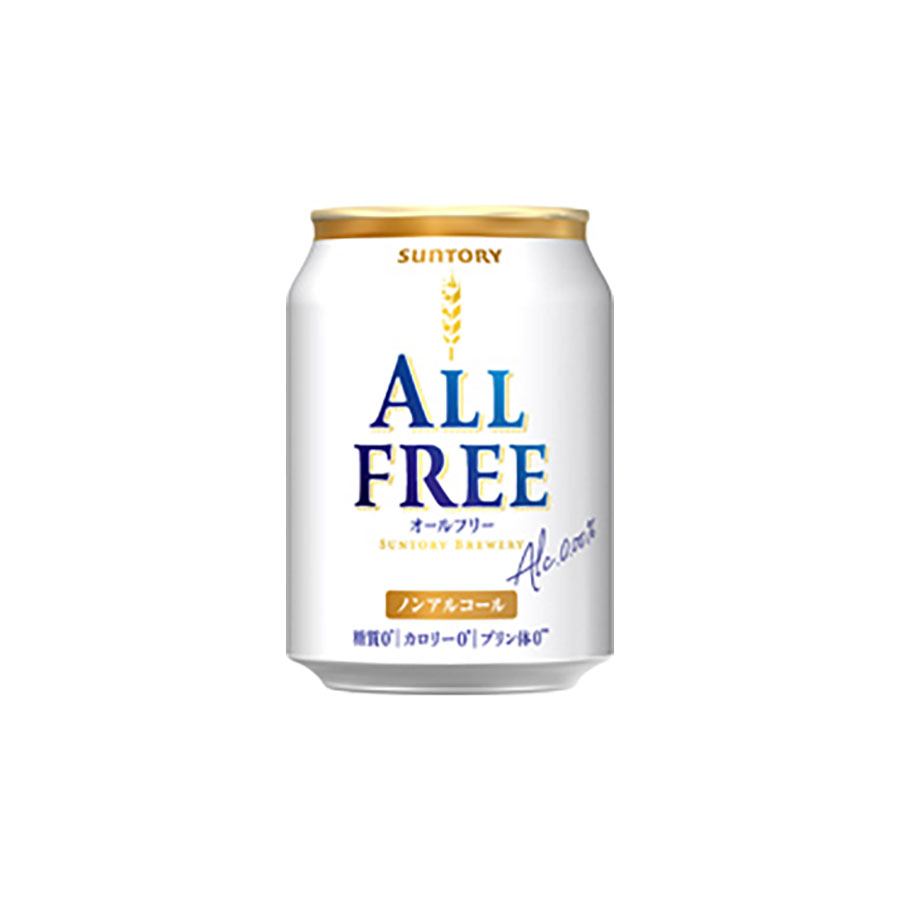オールフリー [缶] 250ml x 48本[2ケース販売] 送料無料(本州のみ) [サントリー 炭酸飲料 ノンアルコールビール 日本 CZVKM6]ギフト プレゼント 贈り物 お祝い 内祝い お返し 誕生日プレゼント 父の日 敬老の日