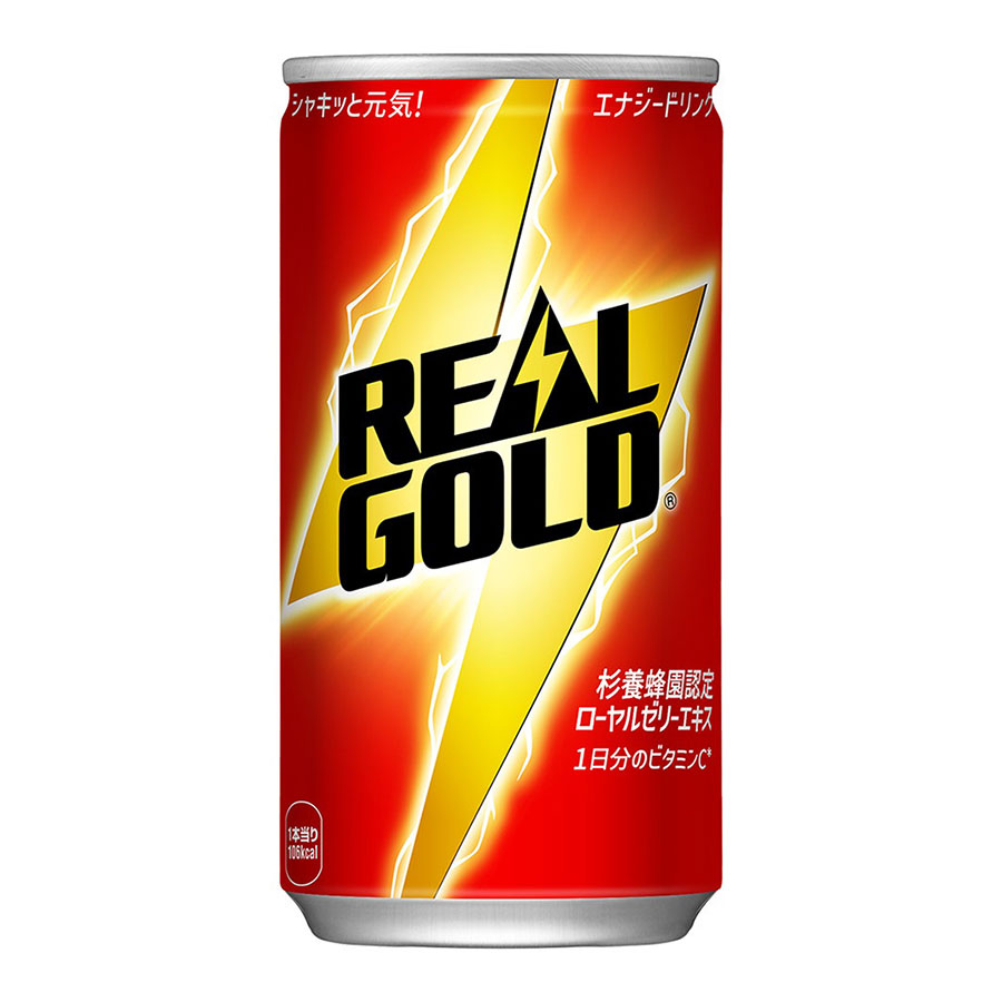 リアルゴールド [缶] 190ml x 90本[3ケース販売] 送料無料(本州のみ) [コカコーラ 飲料 炭酸飲料 日本 54713]