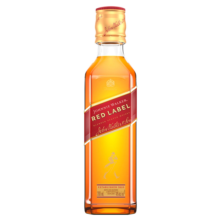 ジョニーウォーカー レッドラベル 40度 200ml x 24本[ケース販売] 送料無料(本州のみ) [キリンビール スコッチウイスキー 424922]｜リカータイム2号店　店