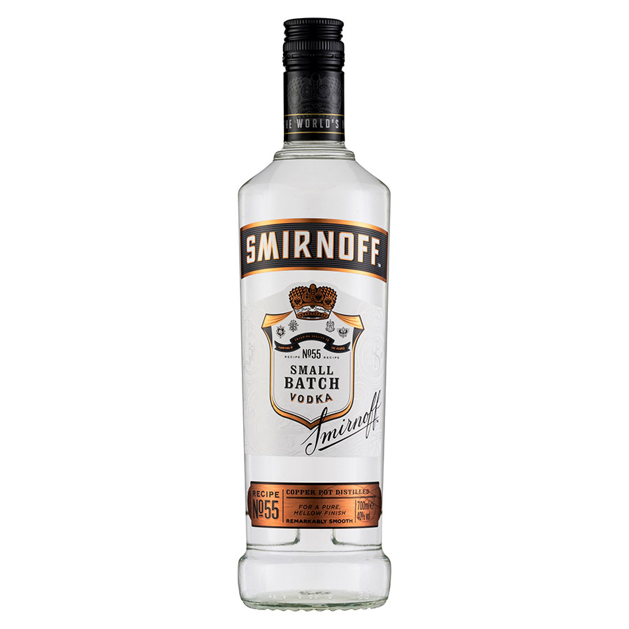 スミノフ ブラック 40度 700ml x 6本[ケース販売][キリンビール ウォッカ スピリッツ イギリス 423761]