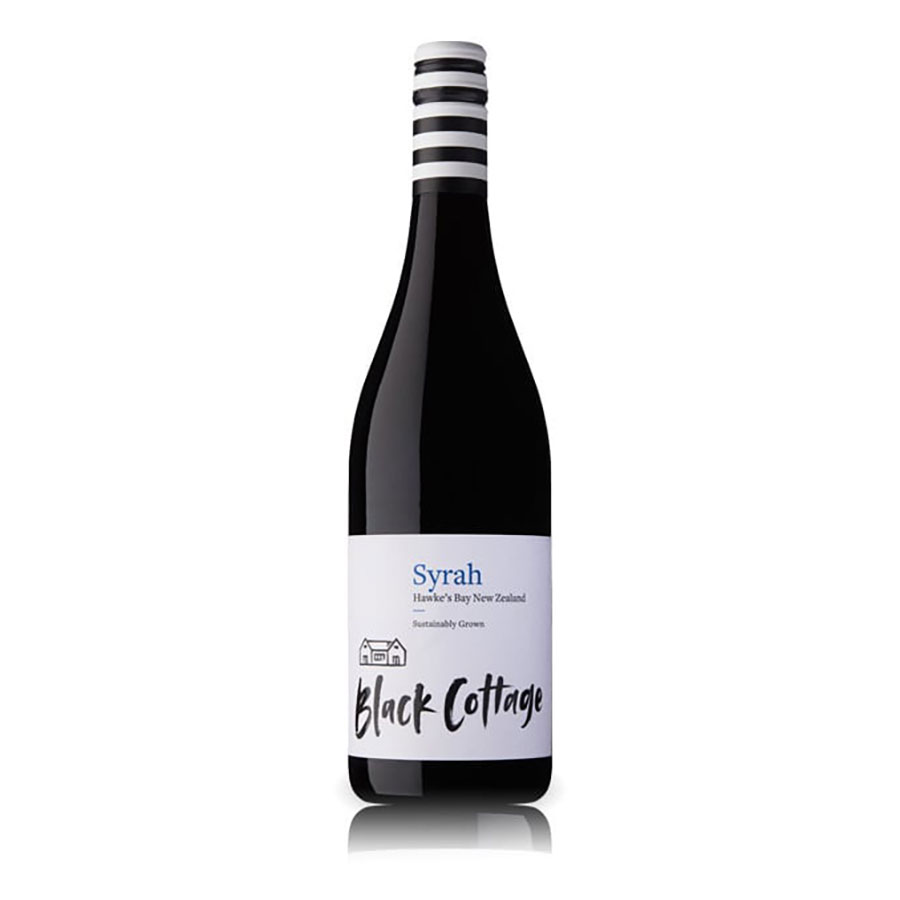 ブラックコテージ ホークスベイ シラー 750ml x 12本[ケース販売] 送料無料(本州のみ) [SSC ニュージーランド ホークスベイ 赤ワイン 13度]