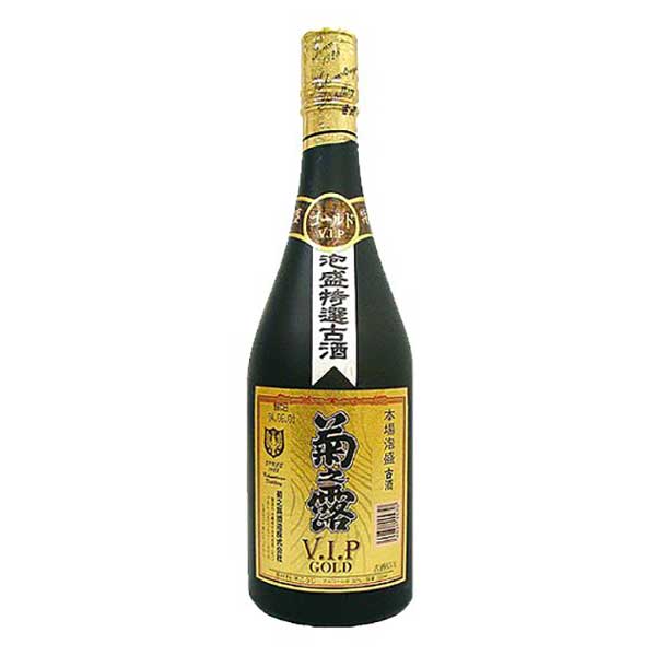 菊之露 VIPゴールド 古酒 30度 720ml &times; 12本 [ケース販売] 送料無料(本州のみ) [菊之露酒造 泡盛 焼酎 日本 沖縄]ギフト プレゼント 贈り物 お祝い 内祝い お返し 誕生日プレゼント 父の日 敬老の日｜リカータイム2号店　店