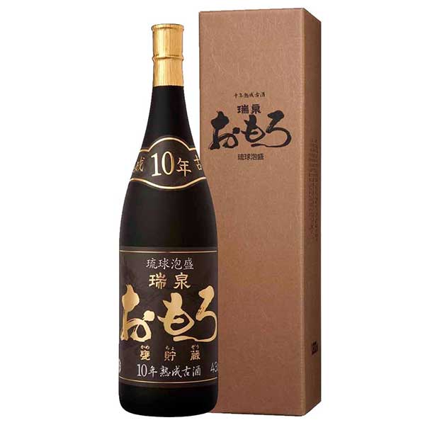 瑞泉 おもろ 10年 古酒 43度 1.8L 1800ml &times; 6本 [ケース販売][瑞泉酒造 泡盛 焼酎 日本 沖縄]ギフト プレゼント 贈り物 お祝い 内祝い お返し 誕生日プレゼント 父の日 敬老の日｜リカータイム2号店　店 33,170円