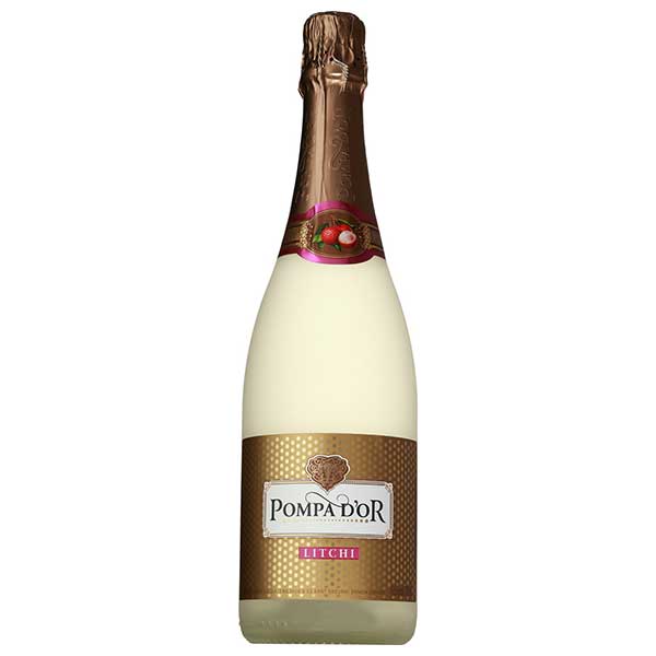 ポンパドール ライチ 750ml x 12本 [ケース販売][スペイン スパークリング フルーツ POMPA D'OR サントリー]ギフト プレゼント 贈り物 お祝い 内祝い お返し 誕生日プレゼント 父の日 敬老の日｜リカータイム2号店　店