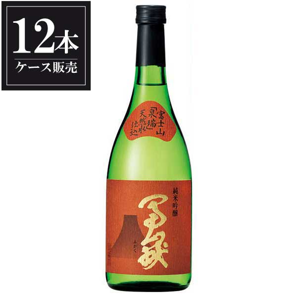 春鶯囀 純米吟醸 冨嶽 720ml × 12本 [ケース販売] [萬屋醸造 日本酒 清酒 山梨県]ギフト プレゼント 贈り物 お祝い 内祝い お返し 誕生日プレゼント 父の日 敬老の日