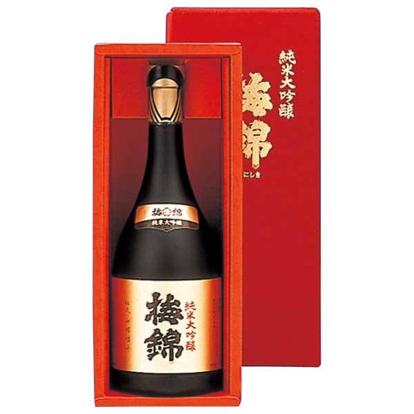楽天市場】梅錦 純米大吟醸 720ml × 6本 [赤箱] [ケース販売] [梅錦