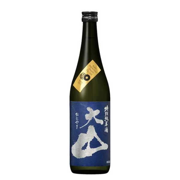 大山 特別純米酒 藍色ラベル 720ml x 12本[ケース販売][OKN 加藤嘉八郎酒造 山形県]ギフト プレゼント 贈り物 お祝い 内祝い お返し 誕生日プレゼント 父の日 敬老の日｜リカータイム2号店　店