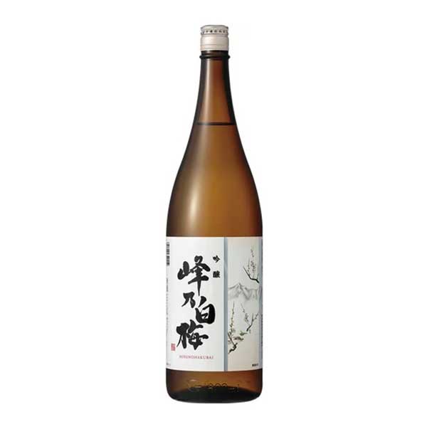 峰乃白梅 吟醸 1.8L 1800ml × 6本[ケース販売][OKN 峰乃白梅酒造 新潟県]ギフト プレゼント 贈り物 お祝い 内祝い お返し 誕生日プレゼント 父の日 敬老の日