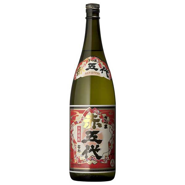 五代 さつま赤五代 25度 芋 1.8L 1800ml &times; 6本[ケース販売]送料無料(本州のみ)[OKN 山元酒造 芋焼酎 いも焼酎 鹿児島県]ギフト プレゼント 贈り物 お祝い 内祝い お返し 誕生日プレゼント 父の日 敬老の日｜リカータイム2号店　店