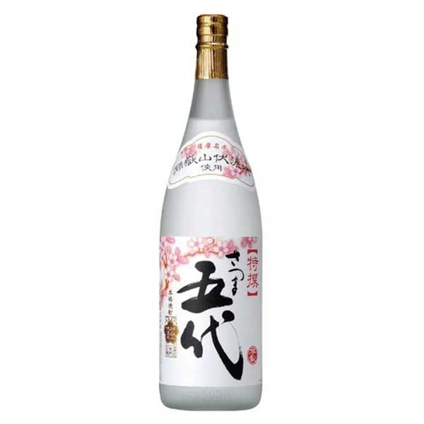 五代 特撰さつま五代 25度 芋 1.8L 1800ml &times; 6本[ケース販売][OKN 山元酒造 芋焼酎 いも焼酎 鹿児島県]ギフト プレゼント 贈り物 お祝い 内祝い お返し 誕生日プレゼント 父の日 敬老の日｜リカータイム2号店　店