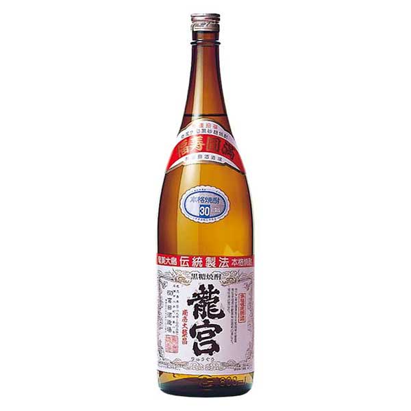 龍宮 かめ仕込 30度 黒糖 1.8L 1800ml × 6本[ケース販売]送料無料(本州のみ)[OKN 富田酒造 鹿児島県]【ギフト不可】ギフト プレゼント 贈り物 お祝い 内祝い お返し 誕生日プレゼント 父の日 敬老の日