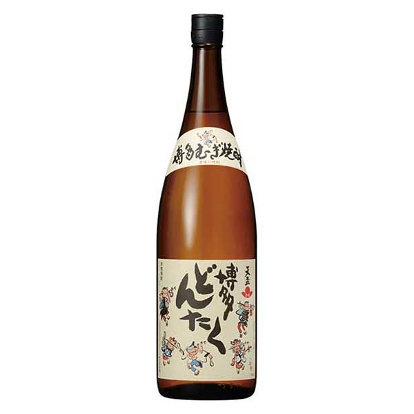 天盃 博多どんたく 麦 25度 1.8L 1800ml × 6本[ケース販売]送料無料(本州のみ)[OKN 天盃 福岡県]【ギフト不可】ギフト プレゼント 贈り物 お祝い 内祝い お返し 誕生日プレゼント 父の日 敬老の日