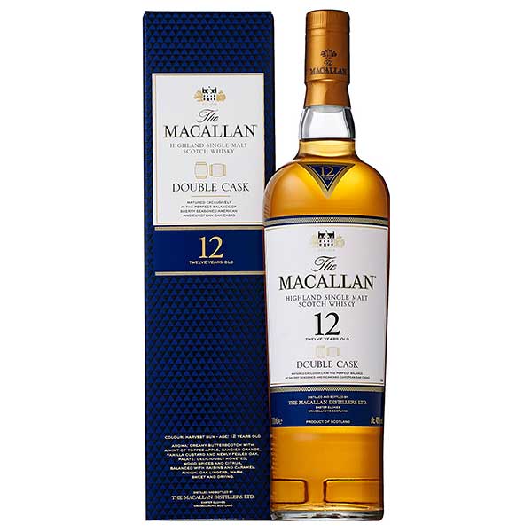 ザ マッカラン ダブルカスク 12年 40度 700ml 箱付 正規品ギフト プレゼント 贈り物 お祝い 内祝い お返し 誕生日プレゼント 父の日 敬老の日