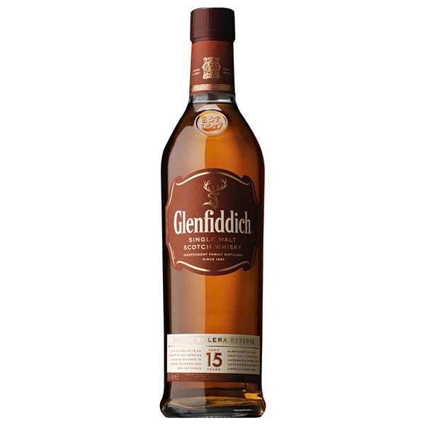 グレンフィディック15年 ソレラリザーブ 40度 [瓶] 700ml × 12本[ケース販売] 送料無料(本州のみ)[イギリス スコットランド シングルモルト スコッチ ウイスキー]ギフト プレゼント 贈り物 お祝い 内祝い お返し 誕生日プレゼント 父の日 敬老の日