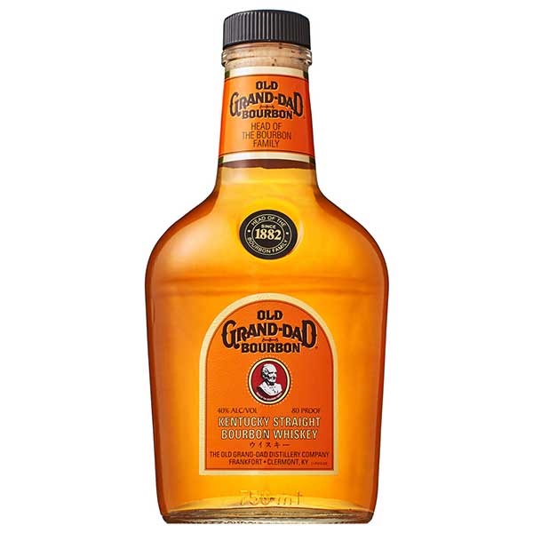 オールド グランダッド 80 40度 正規品 750ml &times; 12本[ケース販売] 送料無料(本州のみ)[ウイスキー バーボン アメリカンウイスキー アメリカ グランダット サントリー]ギフト プレゼント 贈り物 お祝い 内祝い お返し 誕生日プレゼント 父の日 敬老の日｜リカータイム2号店　店
