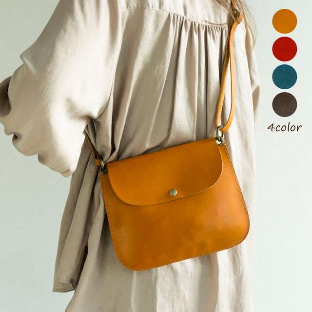 楽天市場】栃木レザー 本革 【 栃木レザー フラップ付 サコッシュ