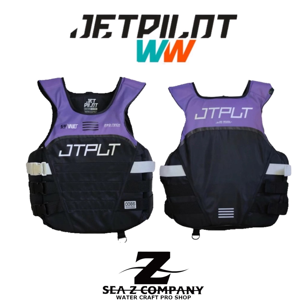 【送料無料】【JETPILOT】ジェットパイロット RX VAULT SE NYLON VEST CGA JA24129 ﾊﾟｰﾌﾟﾙ L/XL