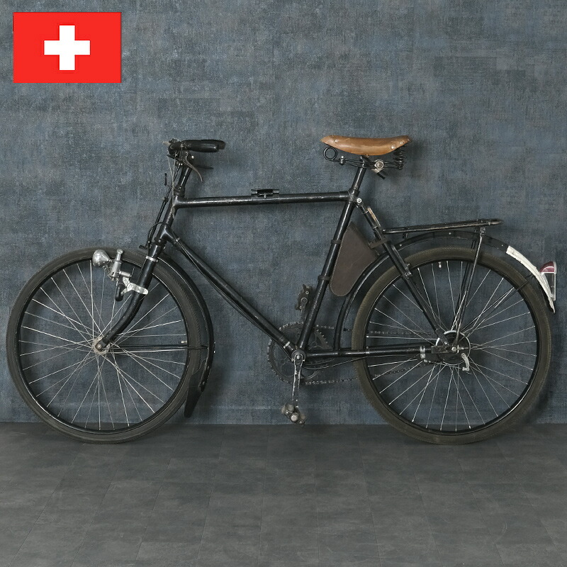 1960年代スウェーデン軍物】貴重なupdateされ動くアンティーク自転車