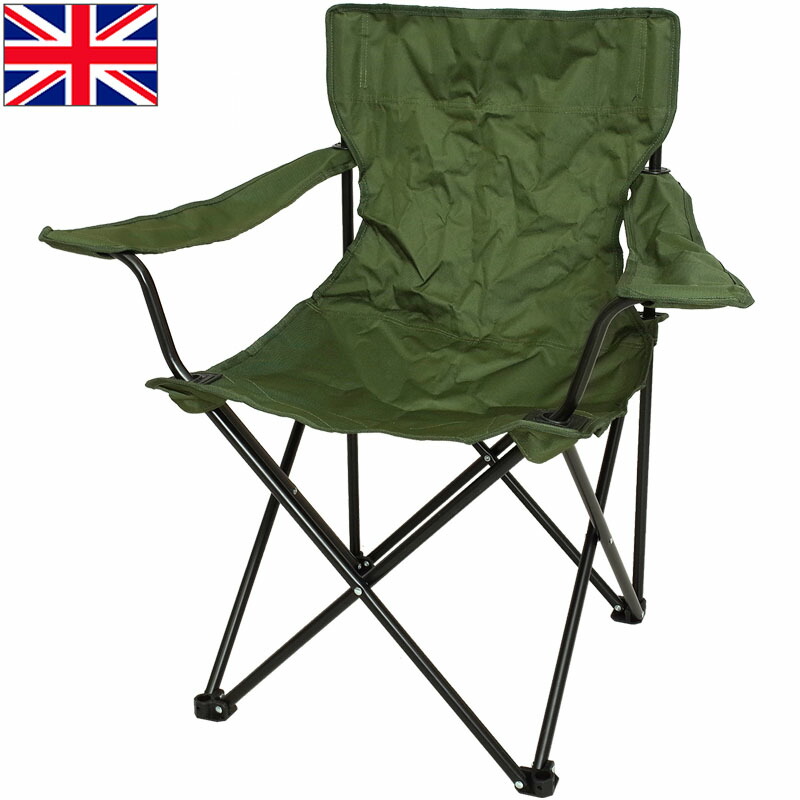 【P.F.S. 英国軍仕様】ローバーチェア／アーミーチェア（折りたたみ式） P.F.S. 英国軍仕様】ローバーチェア／アーミーチェア