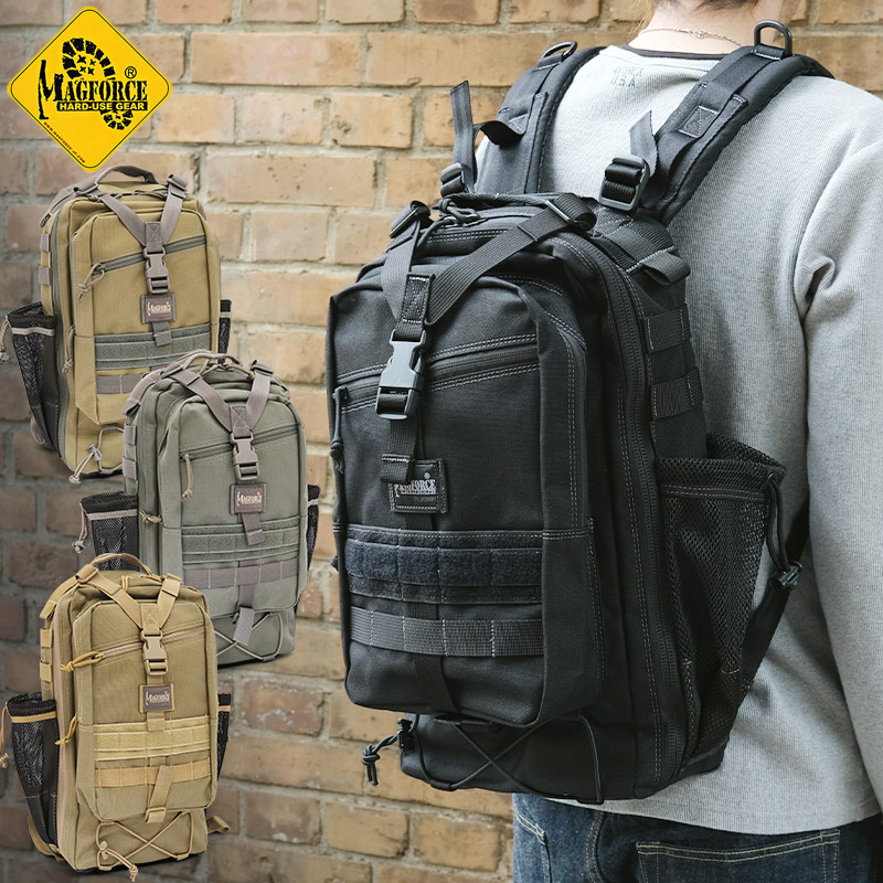 MAGFORCE マグフォース #MF-0517 Pygmy2 Backpack バックパック MF0517ピグミー2 リュックサック ハイドレーションリザーバー対応 MOLLE方式対応 多機能ナイロン撥水加工 サバゲー スポーツ アウトドアレジャー男女兼用|SEABEES Military Mega Store