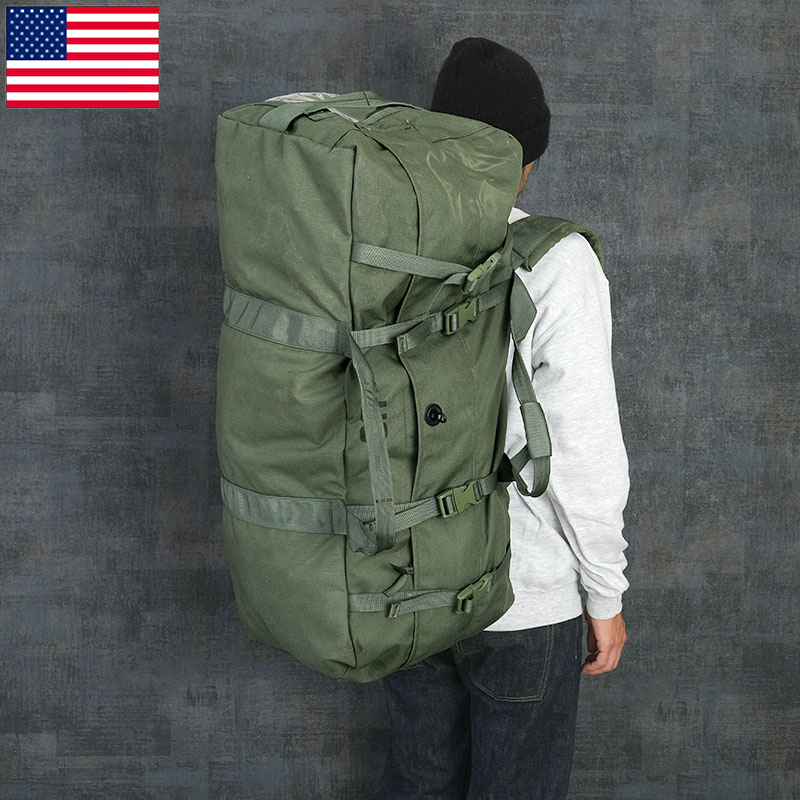 ＠美品 米軍実物 ナイロン素材 ダッフルバッグ ① 円高 ARMY 実物 USED 米軍 トランスポート ダッフルバッグ ミリタリー