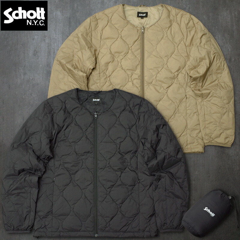 Schott ショット #7825253003 SCHOTT×TAION インナーダウンジャケット タイオン メンズ 男性 ミリタリー コーデュラナイロン アウター ブルゾン カジュアル アウトドア キャンプ 春 秋 冬 防寒 17,182円