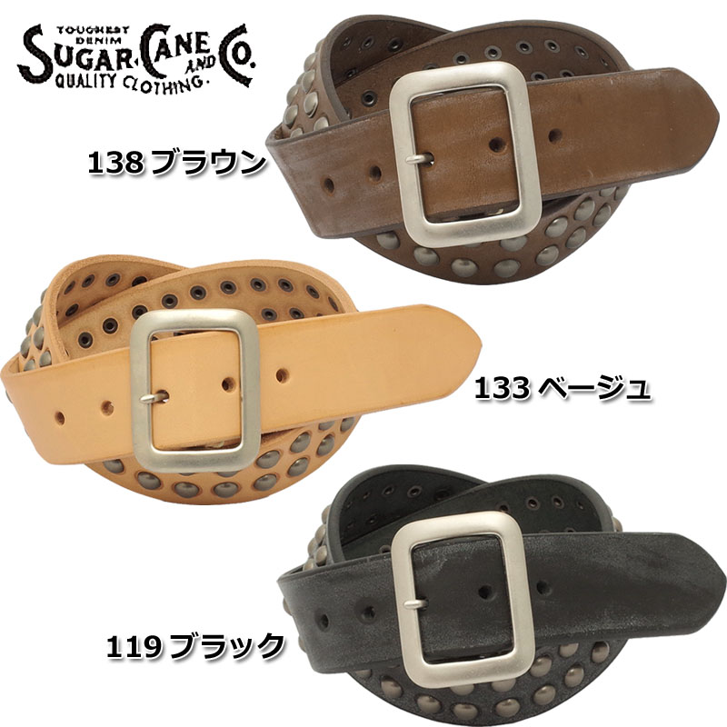 新品タグ付き SUGARCANE スタッズベルト アメカジ 1672.jpg