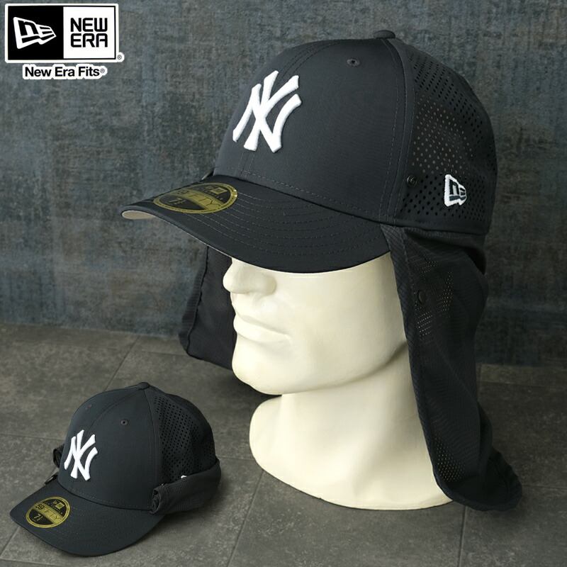 激レア ダメージ加工 MLB キャップ Gothic Adress ヤンキース 59FIFTY GORE-TEX ニューヨーク・ヤンキース ネイビー